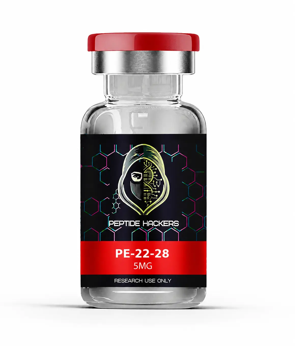 PE-22-28 research peptide vial