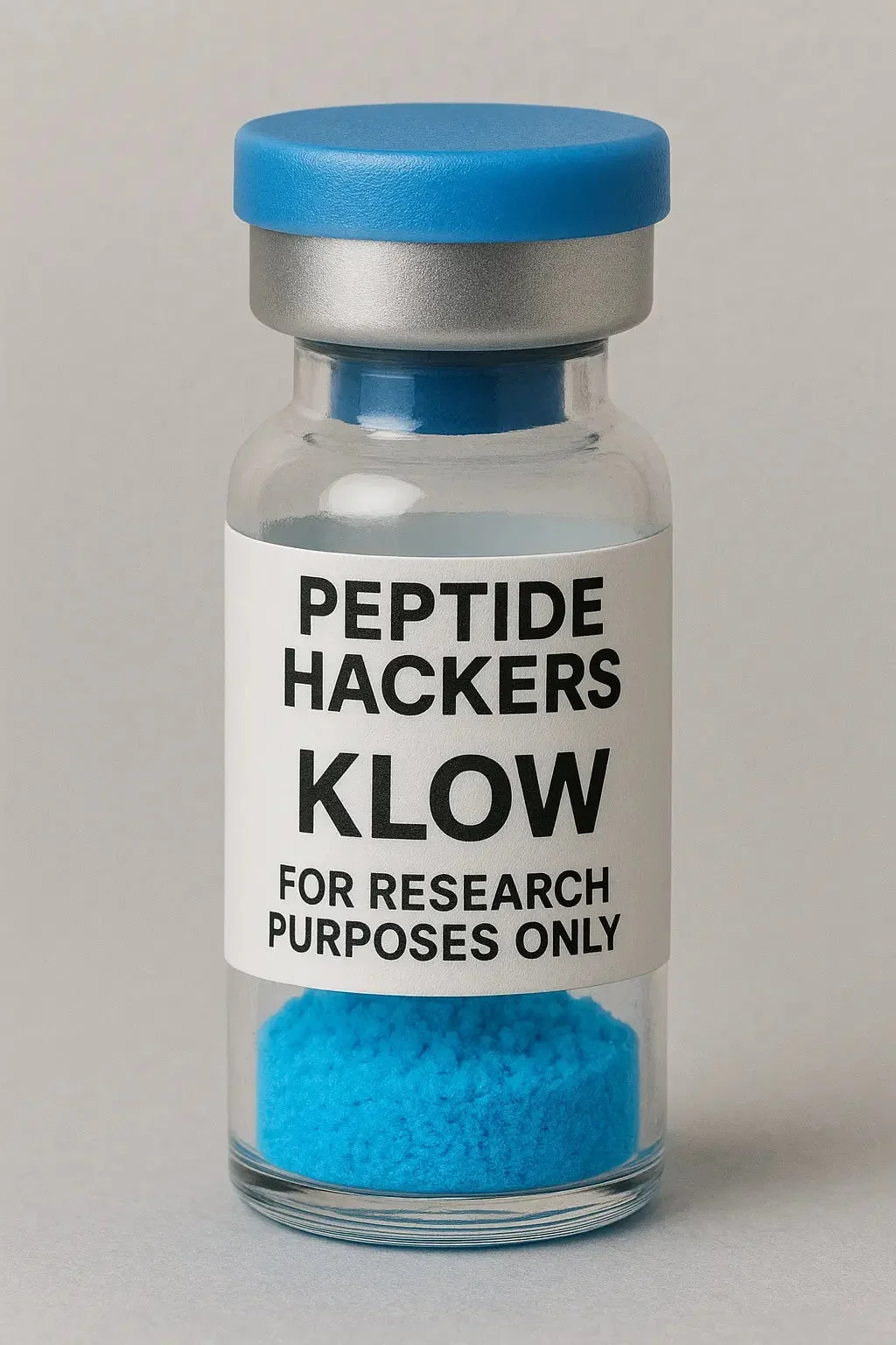 KLOW research peptide vial